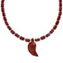 Jasper Authentic Sterling Silver Bead Leaf Pedant Necklace BX120624